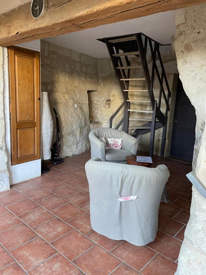 Willa L'Escale Troglo Au Bord De La Loire Souzay-Champigny Zewnętrze zdjęcie